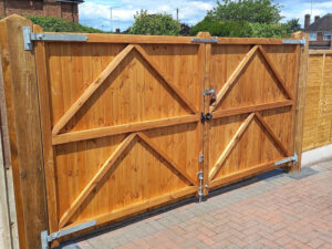 Wooden Driveway gates