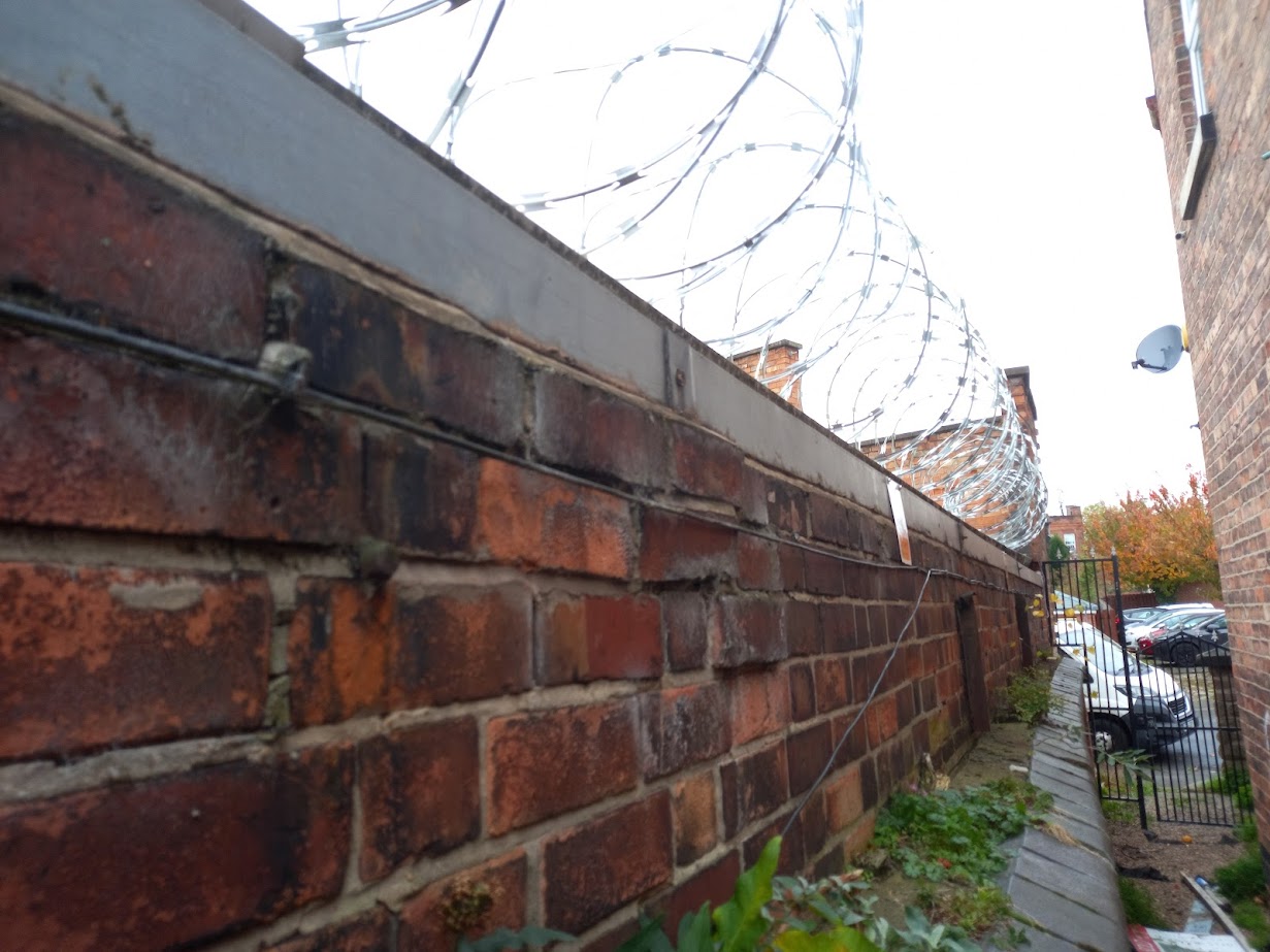 Razor wire Installed