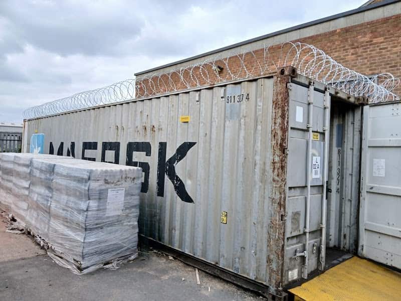 Razor Wire For Shipping Containers in Nottingham - Ashdale Fencing